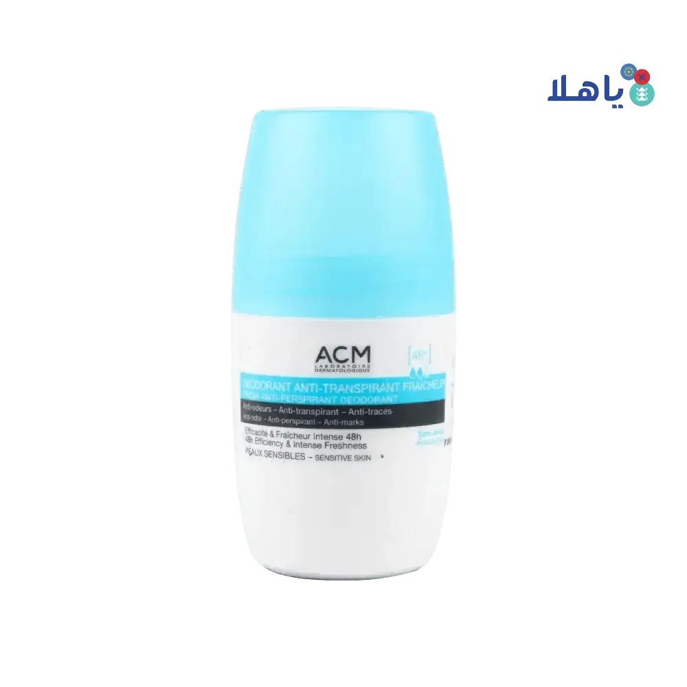 ACM - ACM FRESH ANTI - TRANSPIRANT DEODORANT ROLL - ON 48H 50ML - Pharmazone - 