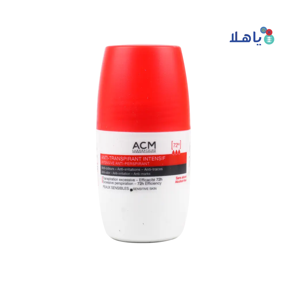 ACM INTENSIVE  ANTI-TRANSPIRANT DEODORANT ROLL-ON 72H 50ML