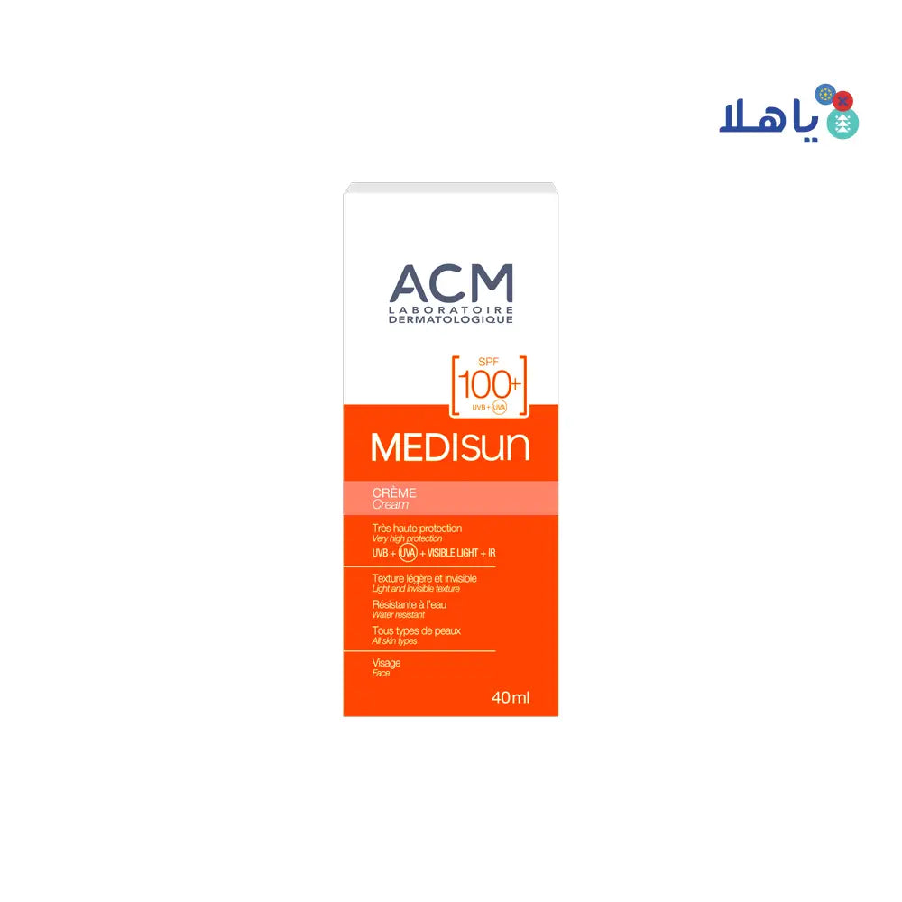 ACM MEDISUN SPF100+ CREAM 40 ML