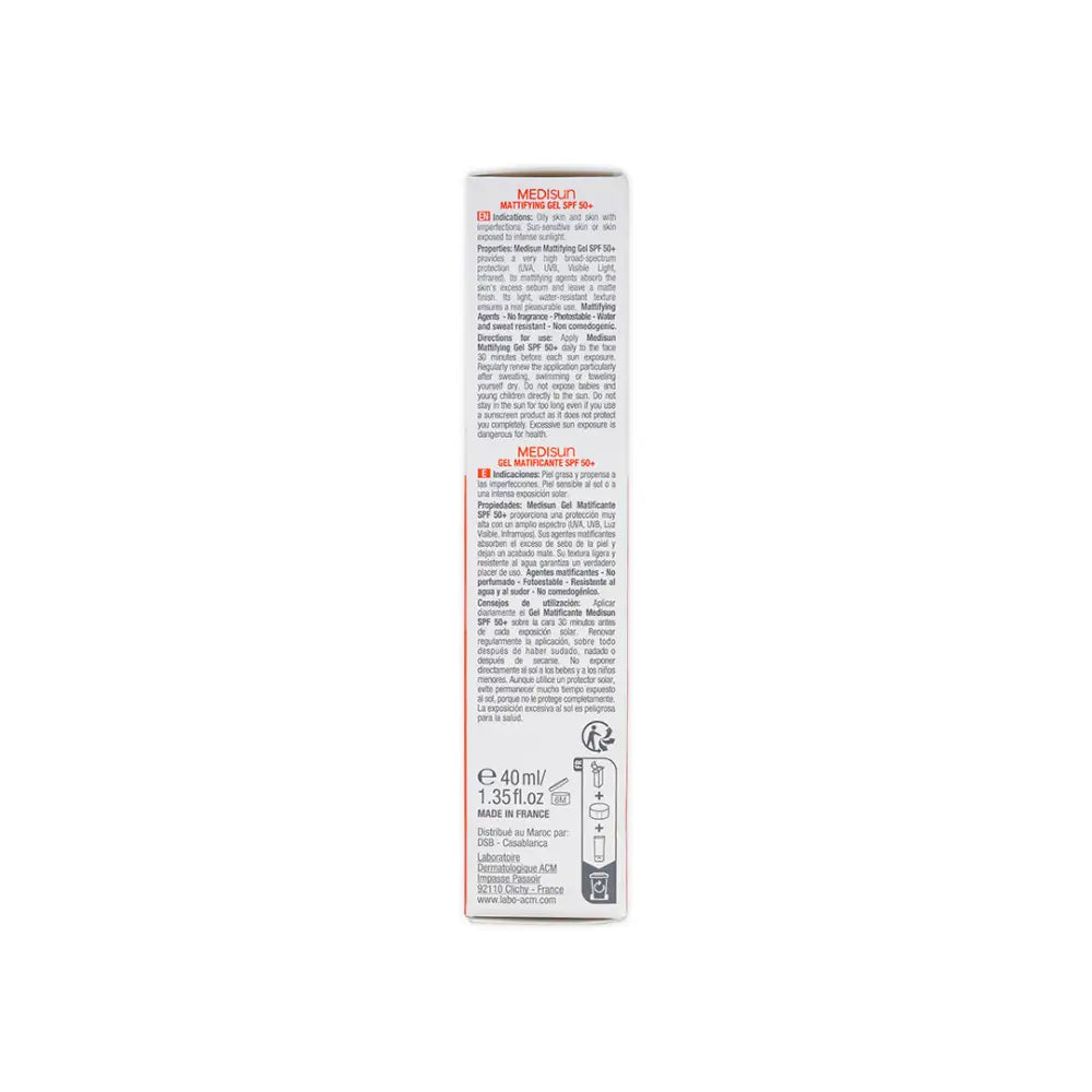 ACM Medisun SPF50+ Mattifying Gel 40Ml