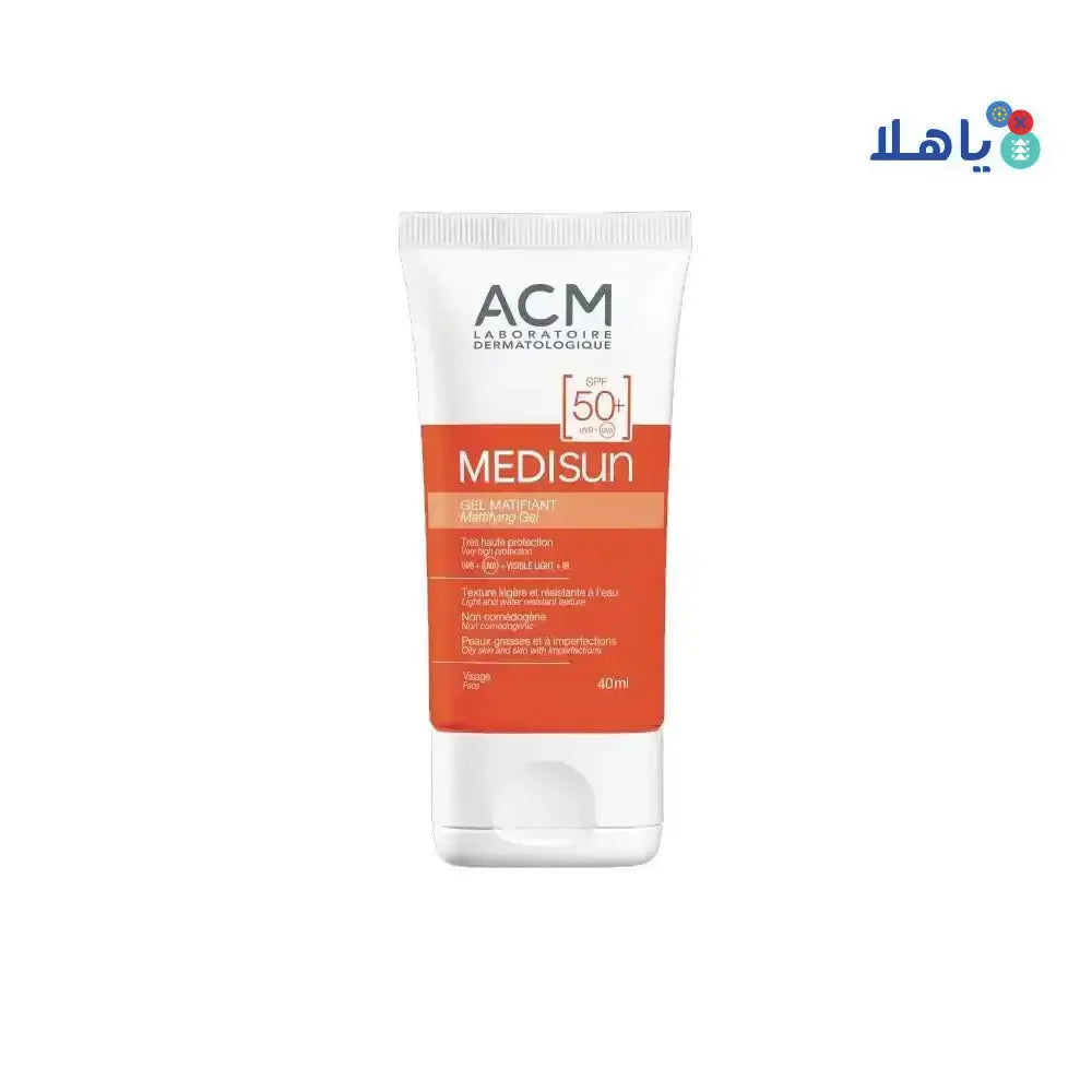 ACM - ACM Medisun SPF50+ Mattifying Gel 40Ml - Pharmazone - 