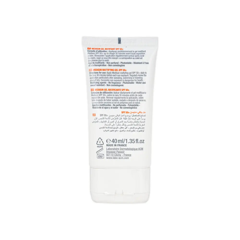 ACM Medisun SPF50+ Mattifying Gel 40Ml