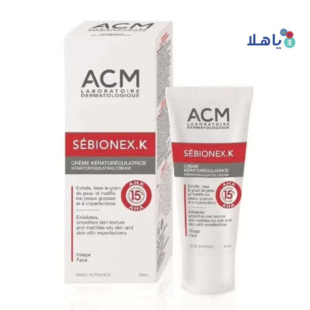 ACM SEBIONEX .K KERATOREGILATING CREAM AHA 15% 40ML