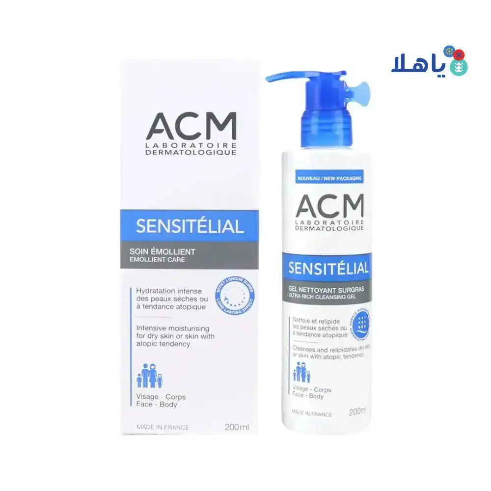 Pharmazone - ACM Sensitelial Dry Skin Cleansing Gel + Cream Set - Pharmazone - 