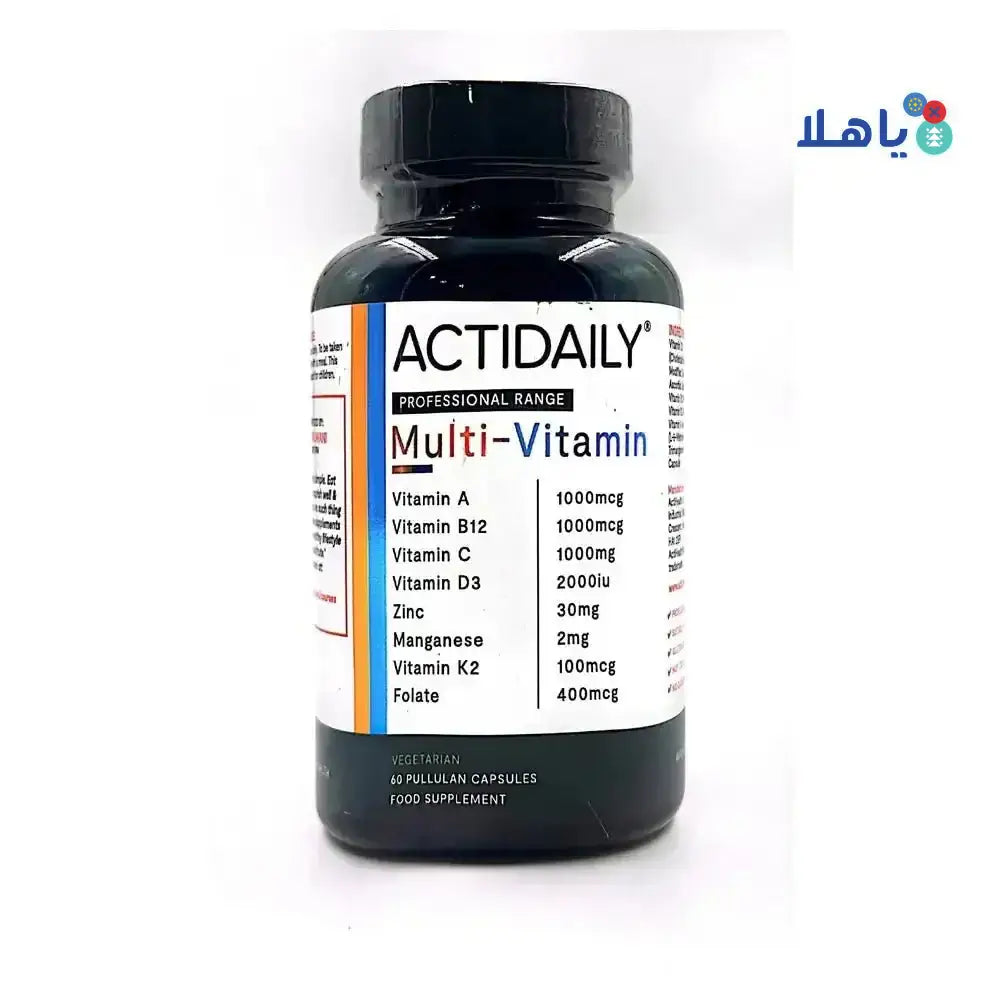 ACTI HEALTH - ACTIDAILY MULTI - VITAMIN 60 CAPSULES - Pharmazone - 