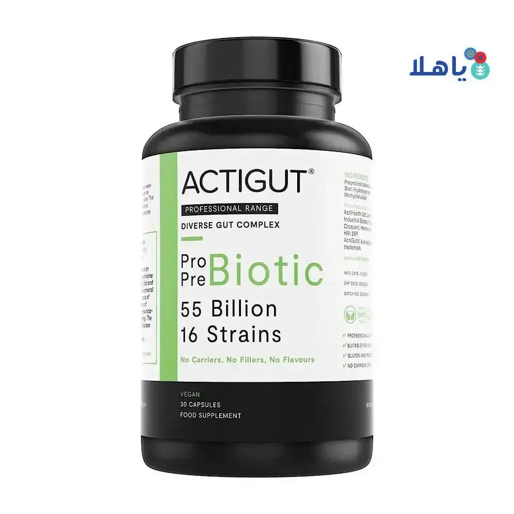 ACTI HEALTH - ACTIGUT PRO BIOTIC 55BILLION 30 CAPSULES - Pharmazone - 