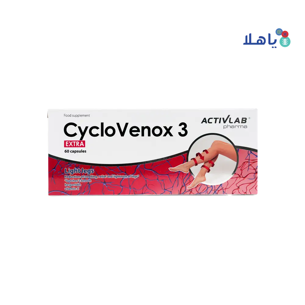 ACTIVLAB PHARMA CYCLOVENOX 3 EXTRA 60 CAPSULES-LIGHT LEGS