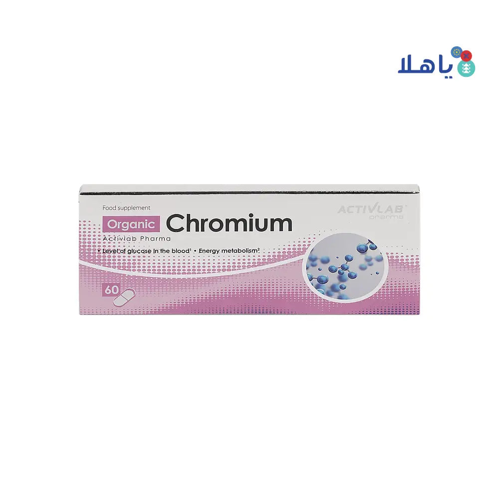 Activlab Pharma Organic Chromium 60 Capsules