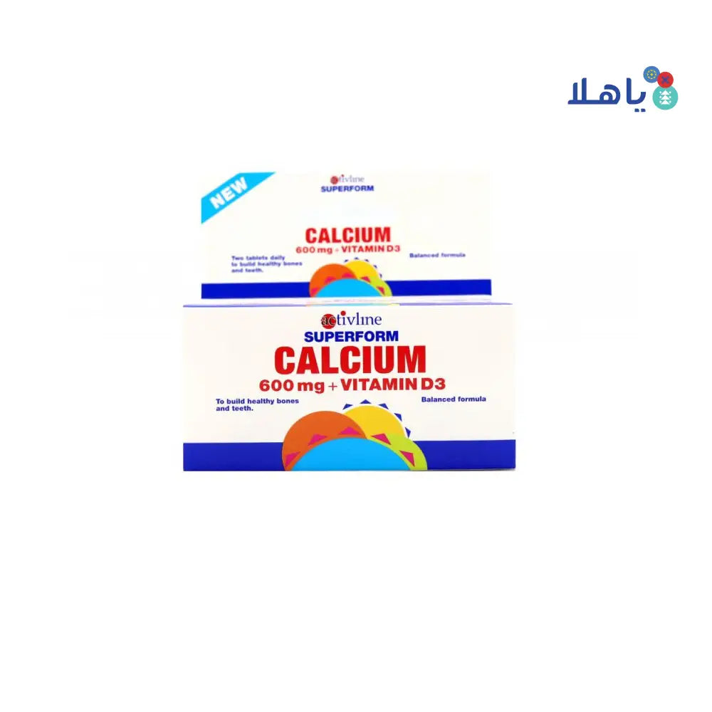 ACTIVLINE CALCIUM & VIT. D3 60 TAB