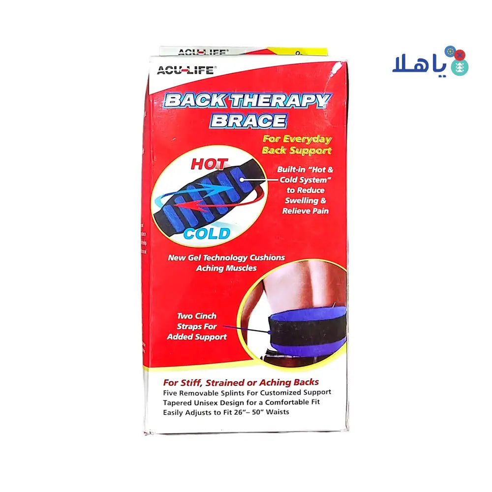 Acu-Life Back Therapy Brace Hot & Cold System - 400629