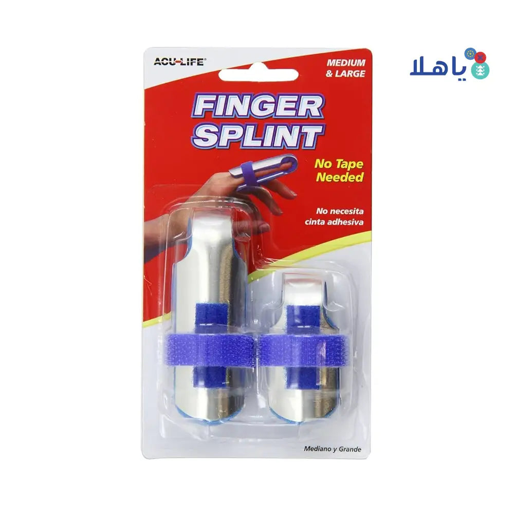 Acu-life Finger Splint Medium / Large 400529