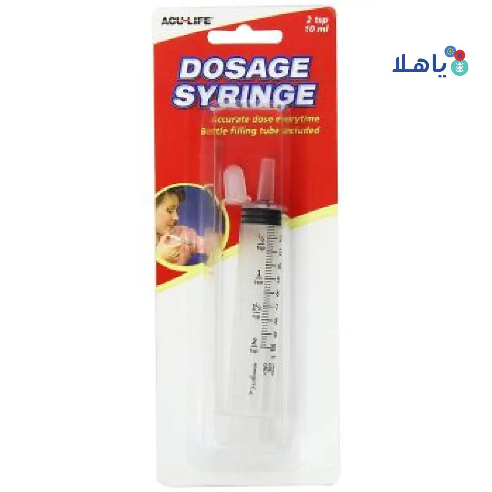 ACU-LIFE DOSAGE SYRINGE 10ML-230B