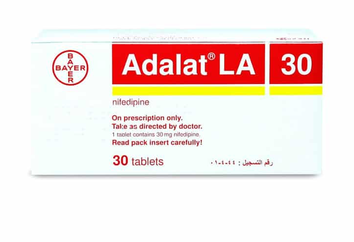 ADALAT LA 30MG 30 TABLETS