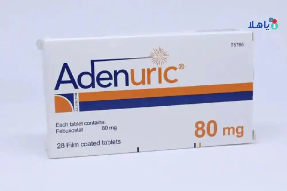 ALGORITHM - Adenuric Febuxostat 80mg 28 Tablets - Pharmazone - 