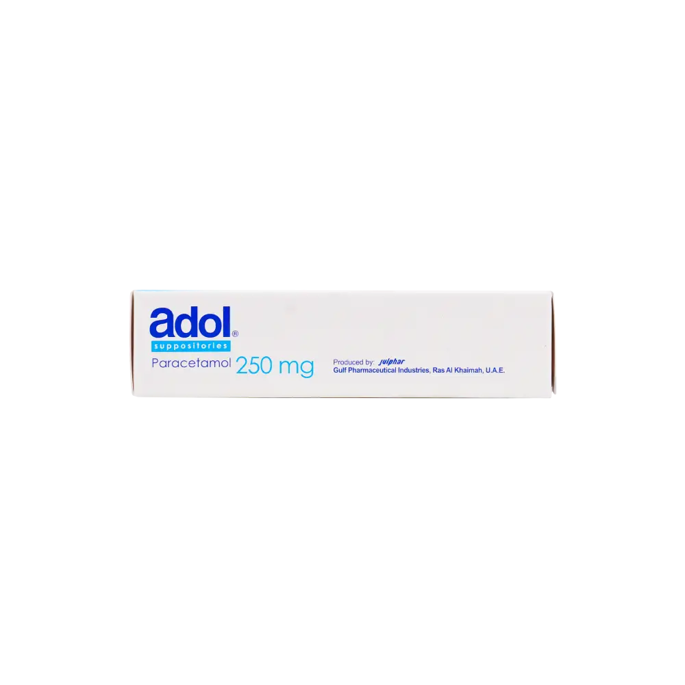 ADOL 250MG 10 SUPP