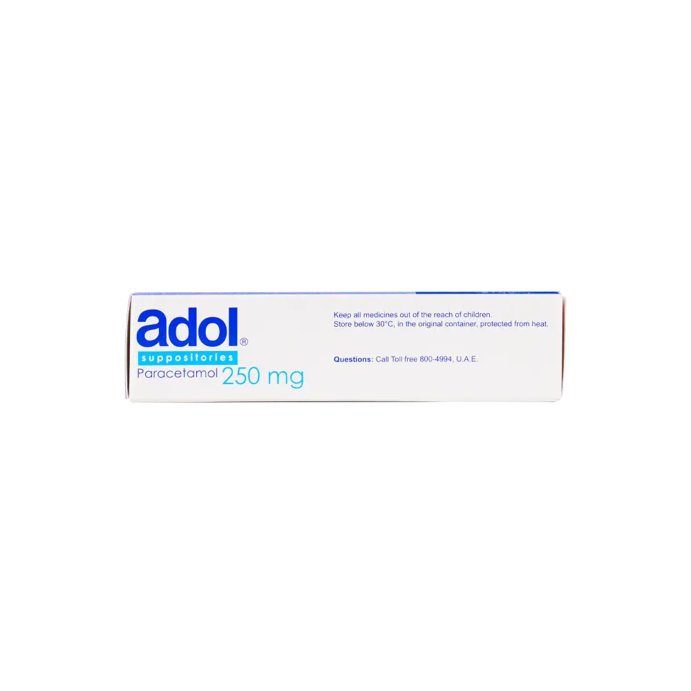 ADOL 250MG 10 SUPP