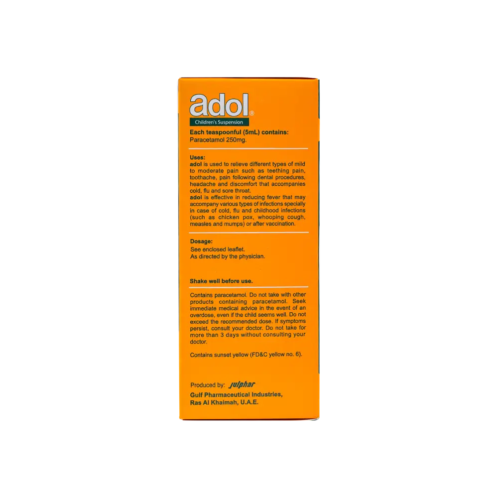 ADOL 250MG SUSPENSION 100 ML