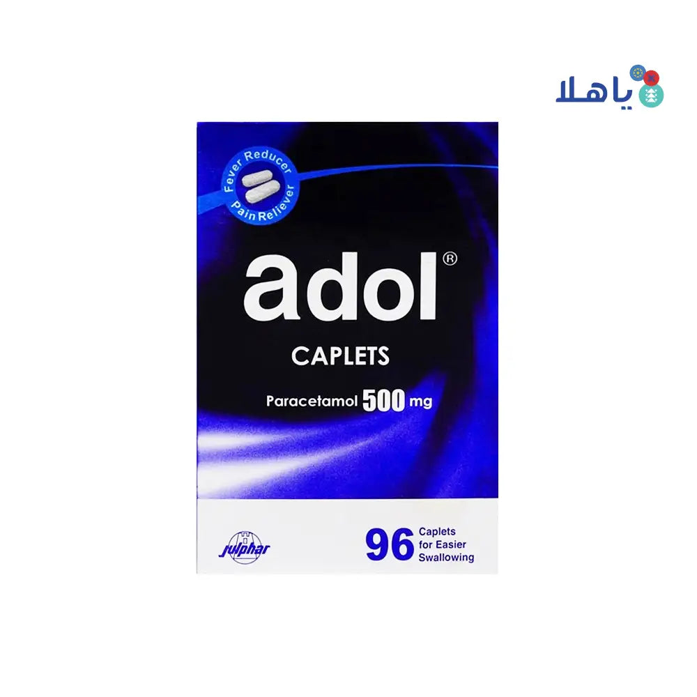 ADOL 500MG CAPLETS 96 CAP