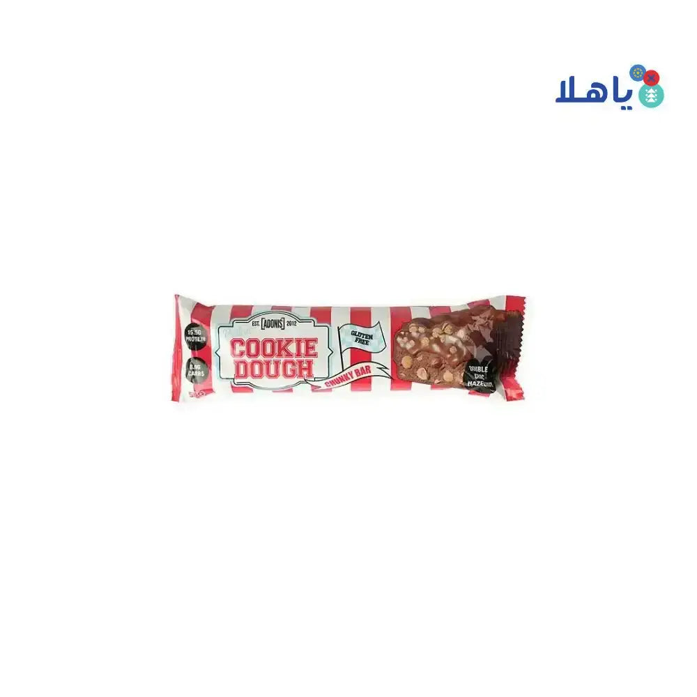 Pharmazone - Adonis Protein Cookie Dough Chunky Bar 55g - Choc Hazelnut - Pharmazone - 