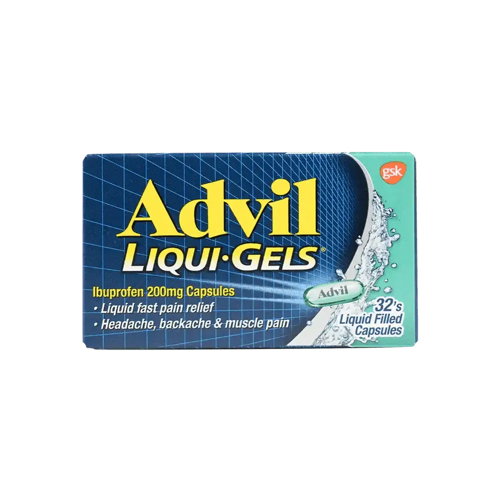 GSK - Advil Liqui - Gels 200Mg 32 Cap - Pharmazone - 