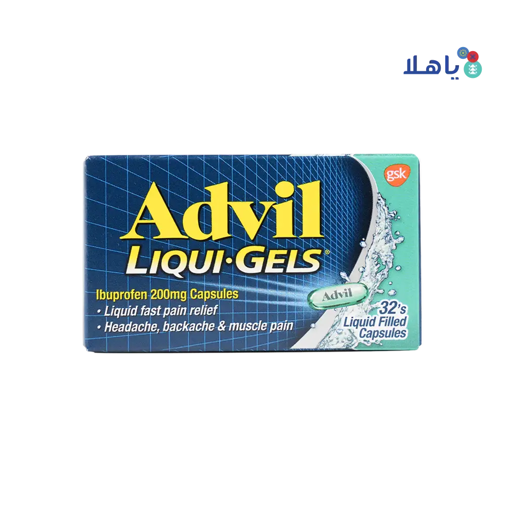 ADVIL LIQUI-GELS 200MG 32 CAP