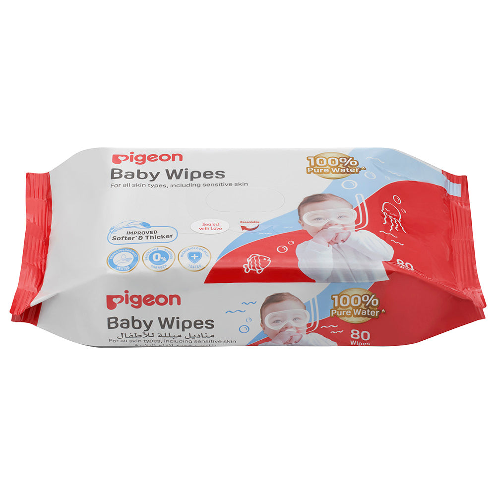 PIGEON BABY WIPES 80 PCS- 79477