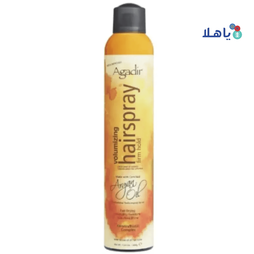 AGADIR - AGADIR ARGAN OIL VOLUM FIRM HOLD HAIR SPRAY 298G - Pharmazone - 