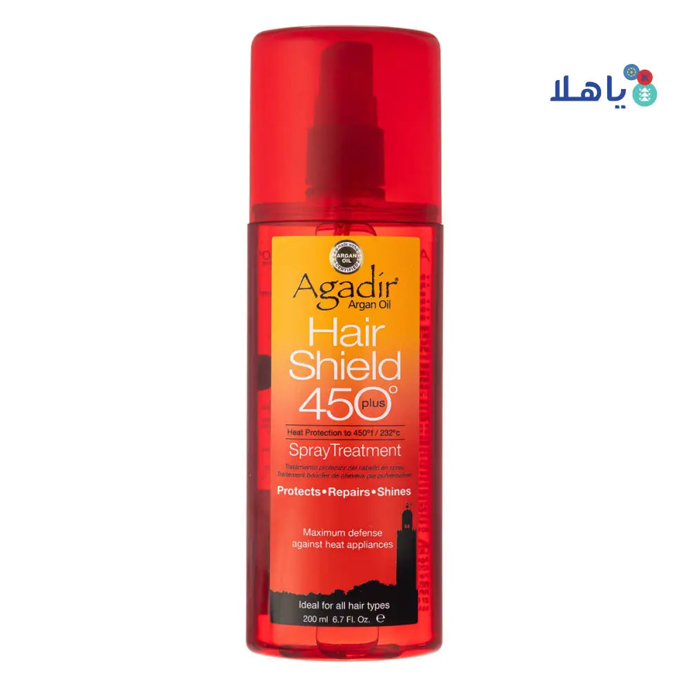 AGADIR ARGAN OIL HAIR SHIELD 450 PLUS SPRAY 200ML