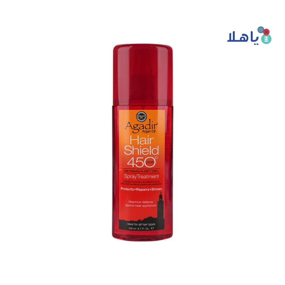 AGADIR ARGAN OIL HAIR SHIELD 450 PLUS SPRAY 200ML