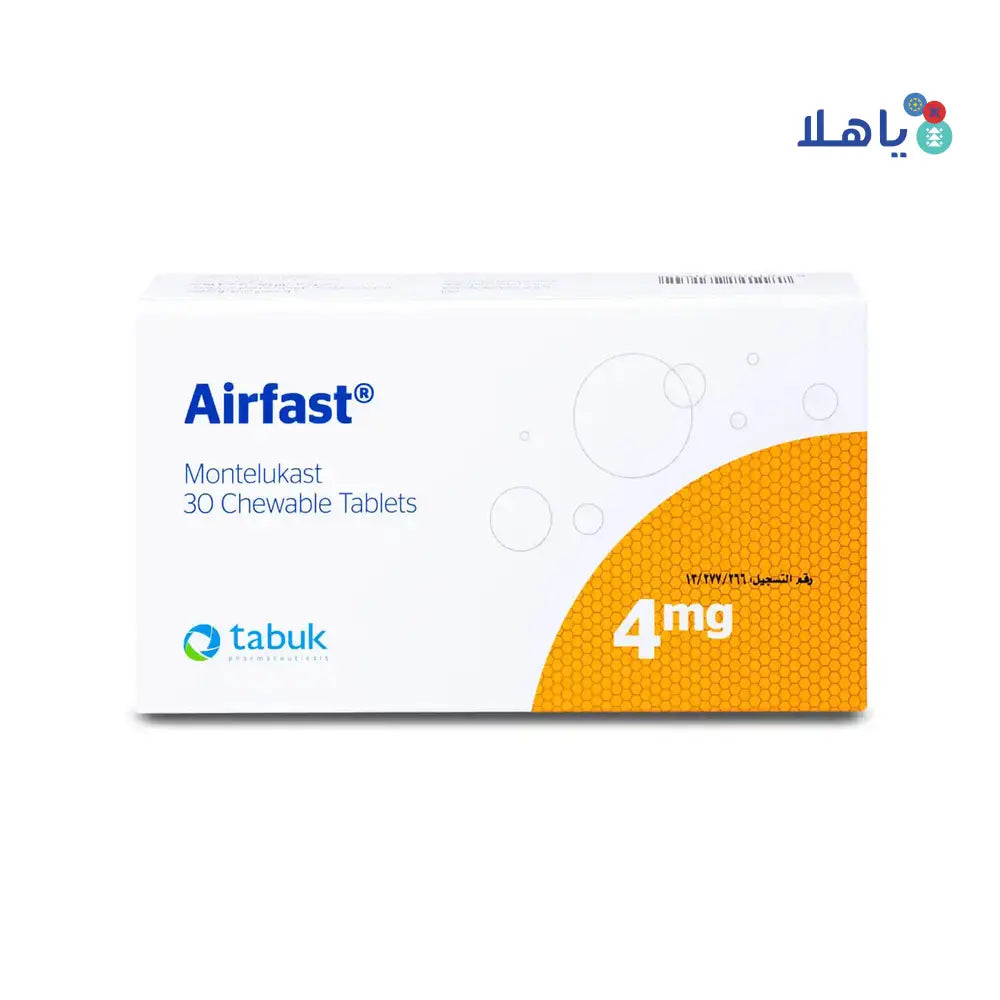 Airfast 4Mg 30 Tablets