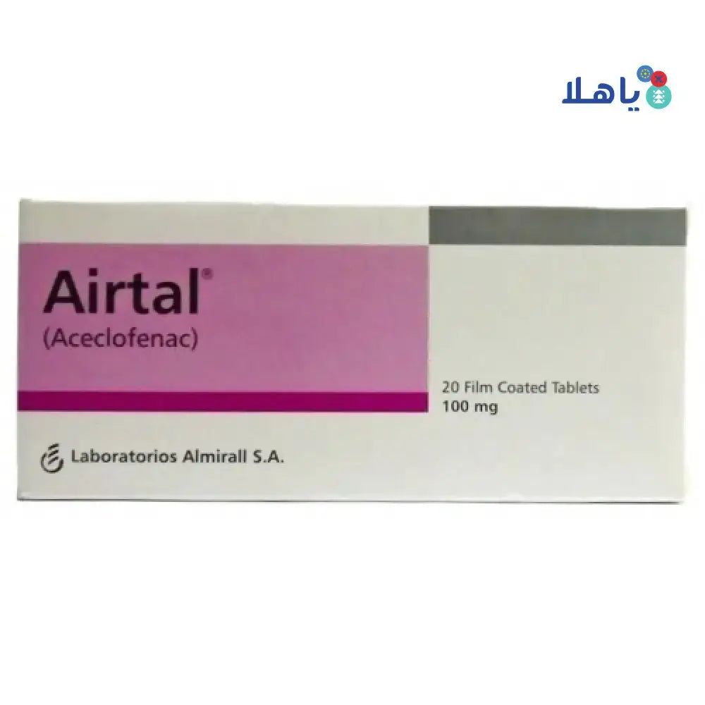 ALMIRALL PRODES FARMA - Airtal 100Mg 20Tab - Pharmazone - 