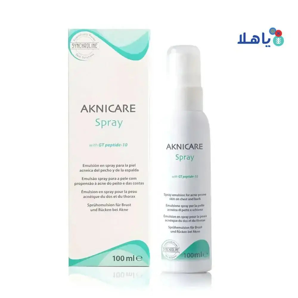 AKNICARE - AKNICARE CB WITH GT PEPTIDE - 10 SPRAY 100 ML - Pharmazone - 