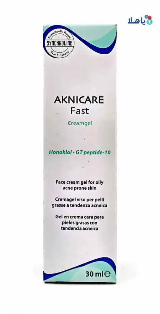 AKNICARE - Aknicare Fast Creamgel Honokiol - GT Peptide - 10 30ML - Pharmazone - 