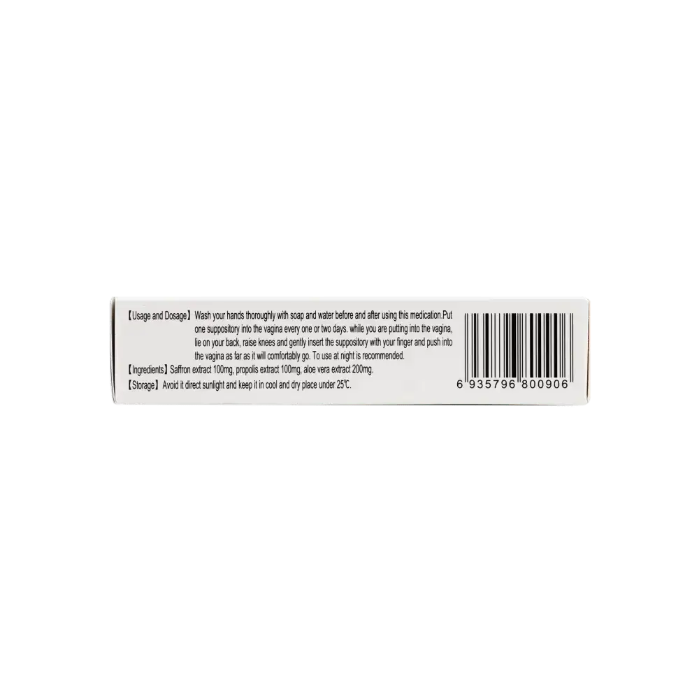 HEILONGJIANG - Alboqueen Hygienic Vaginal Ovules 8Pcs - Pharmazone - 