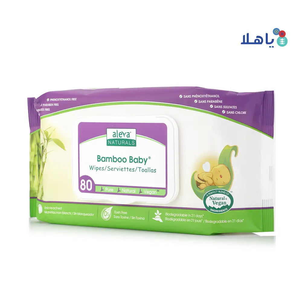 ALEVA BAMBOO BABY 80 WIPES