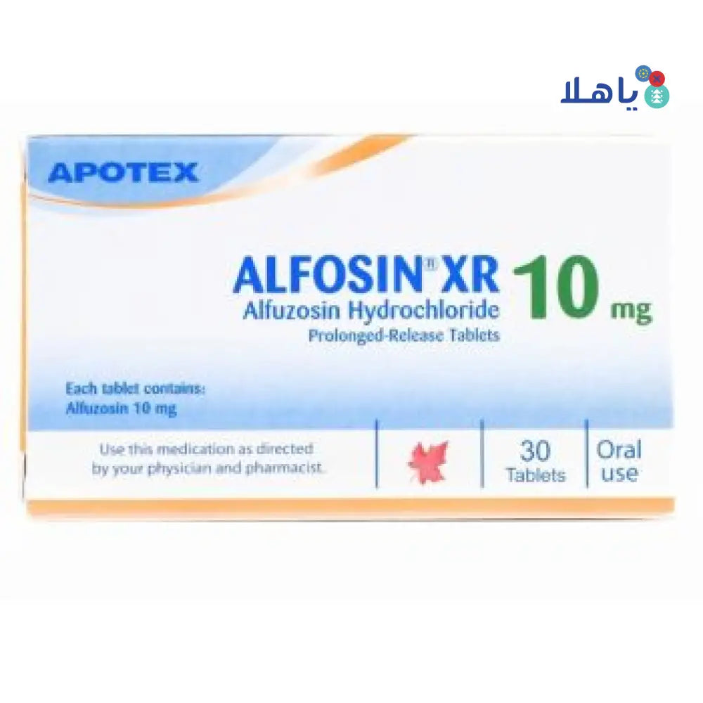 ALFOSIN 10MG XR 30 TABLETS