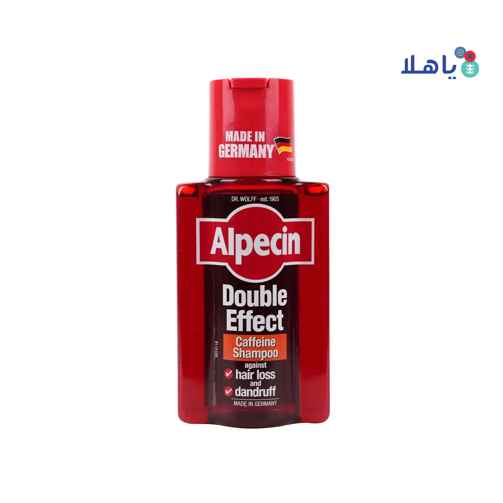 ALPECIN DOUBLE EFFECT CAFFEINE SHAMPOO 200ML