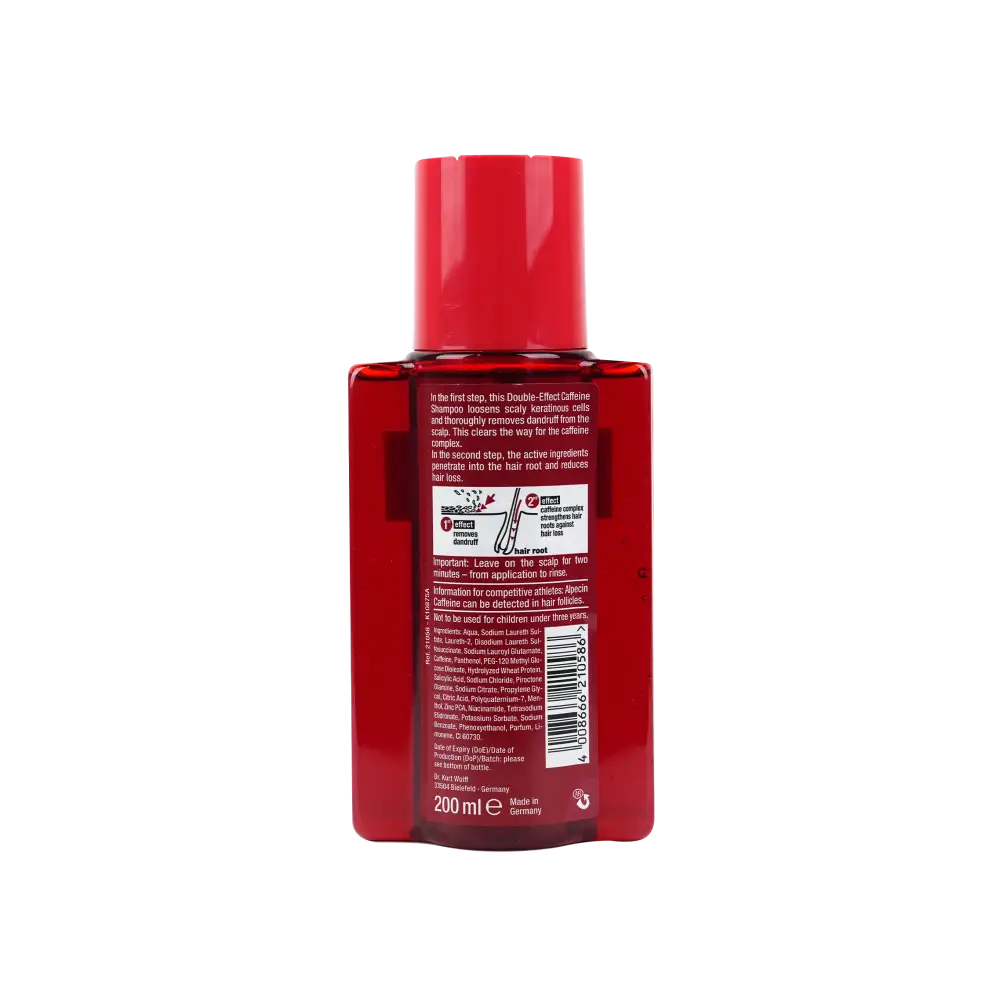 ALPECIN DOUBLE EFFECT CAFFEINE SHAMPOO 200ML