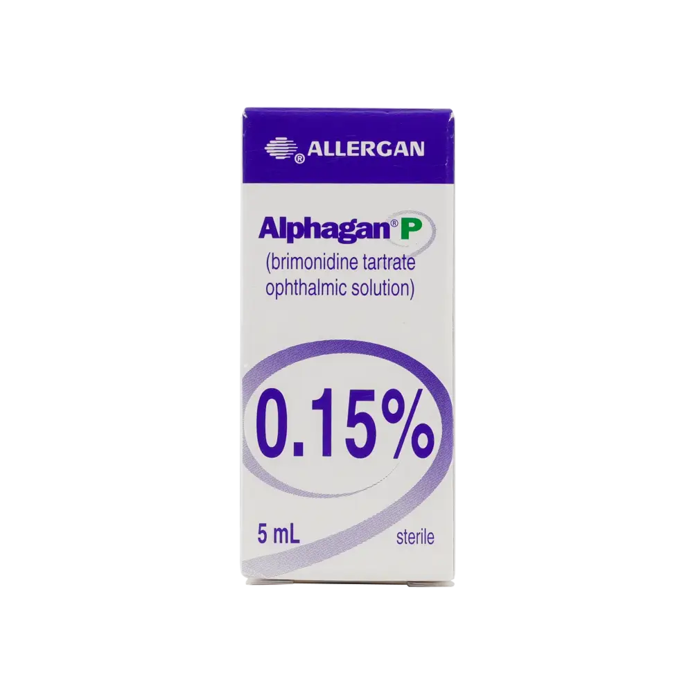 ALPHAGAN P 0.15% EYE DROPS 5ML