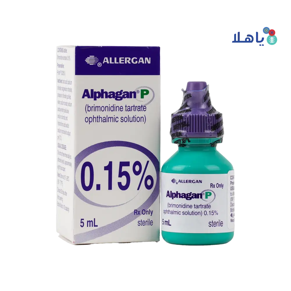 ALPHAGAN P 0.15% EYE DROPS 5ML