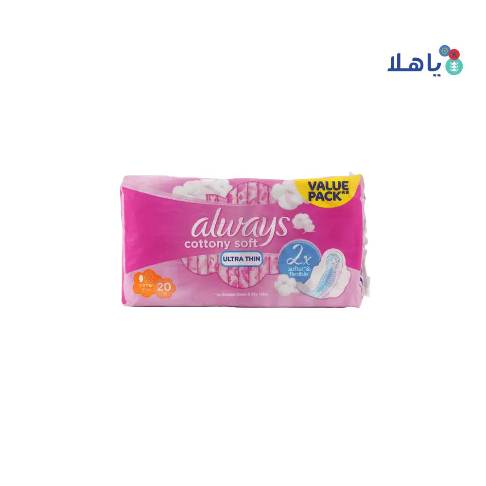 Always Cottony Soft Ultra Thin Normal 20pads