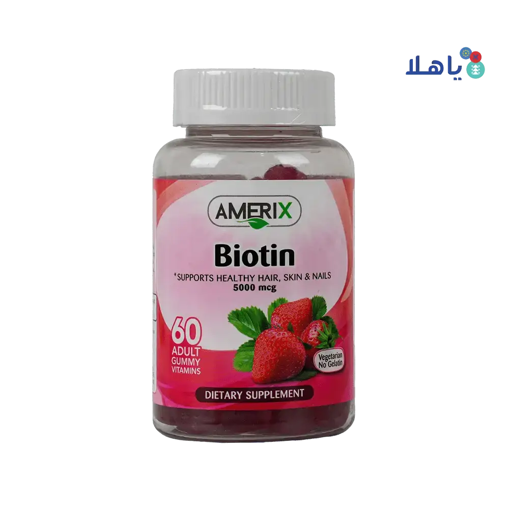 AMERIX - Amerix Gummy Biotin Adults 60Pcs - Pharmazone - 