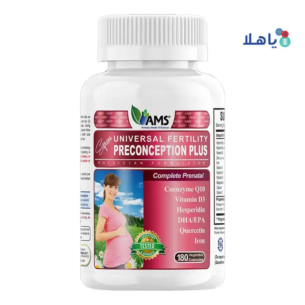 AMS - Ams Preconception Plus Total Fertility 90Cap - Pharmazone - 