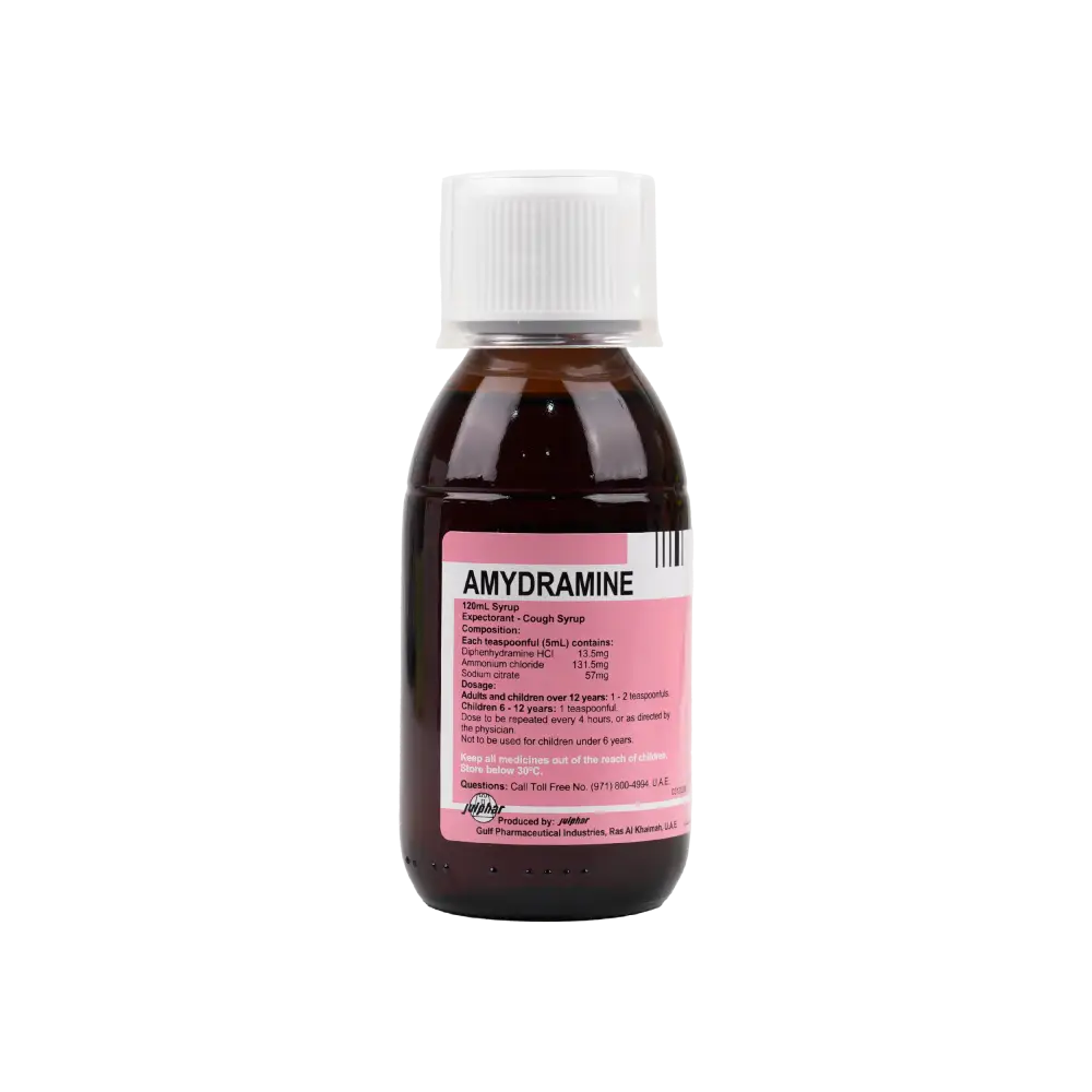 AMYDRAMINE SYRUP 120 ML