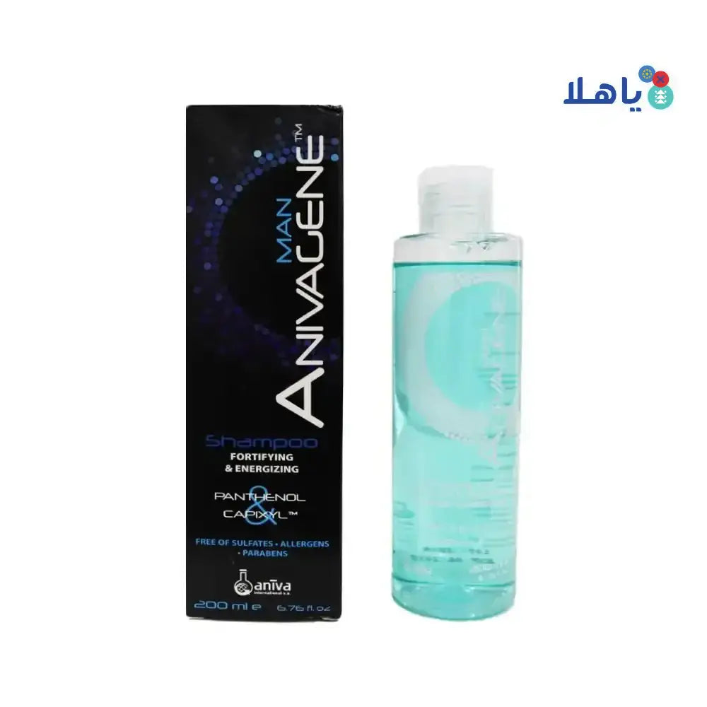 ANIVA - ANIVAGENE SHAMPOO FORTIFYING & ENERGIZING FOR MAN 200ML - Pharmazone - 