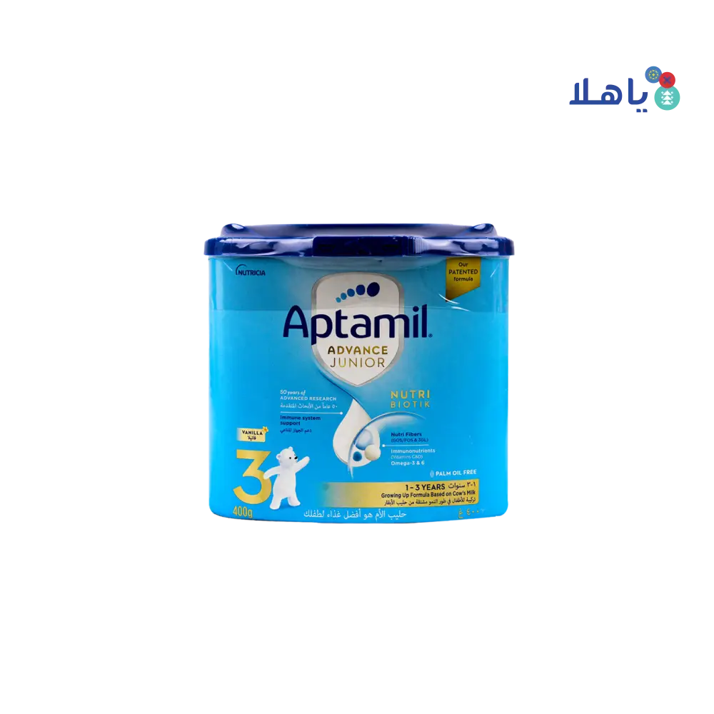 Aptamil Advance Junior Nutri Biotik No.3 Milk 400gm-Vanilla