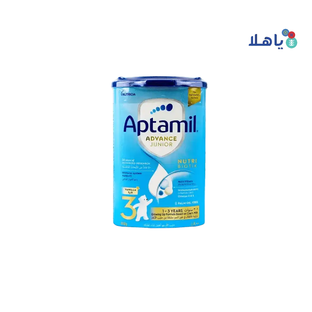 Danone - Aptamil Advance Junior Nutri Biotik No.3 Milk 800gm - Vanilla - Pharmazone - 