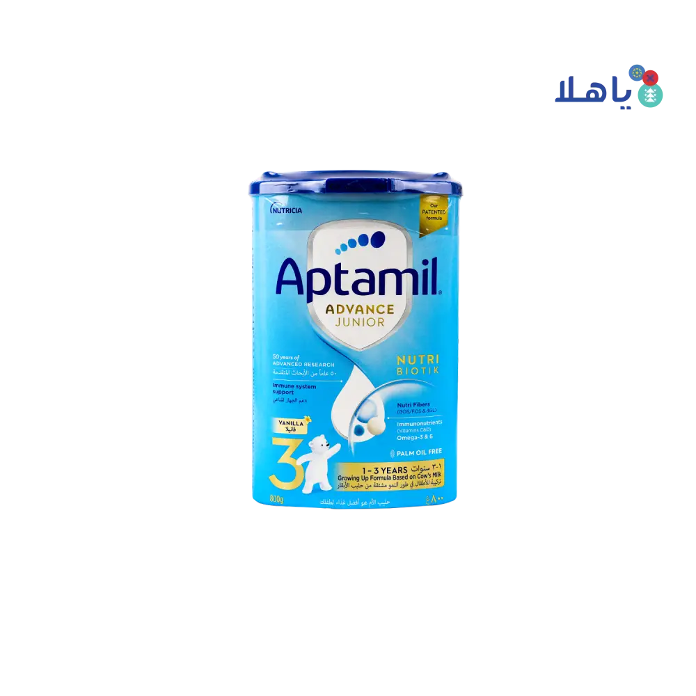 Aptamil Advance Junior Nutri Biotik No.3 Milk 800gm-Vanilla