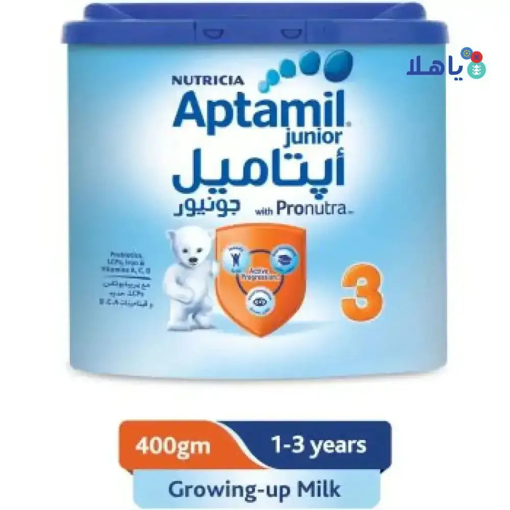 Danone - APTAMIL JUNIOR NO.3 MILK 400GM - Pharmazone - 