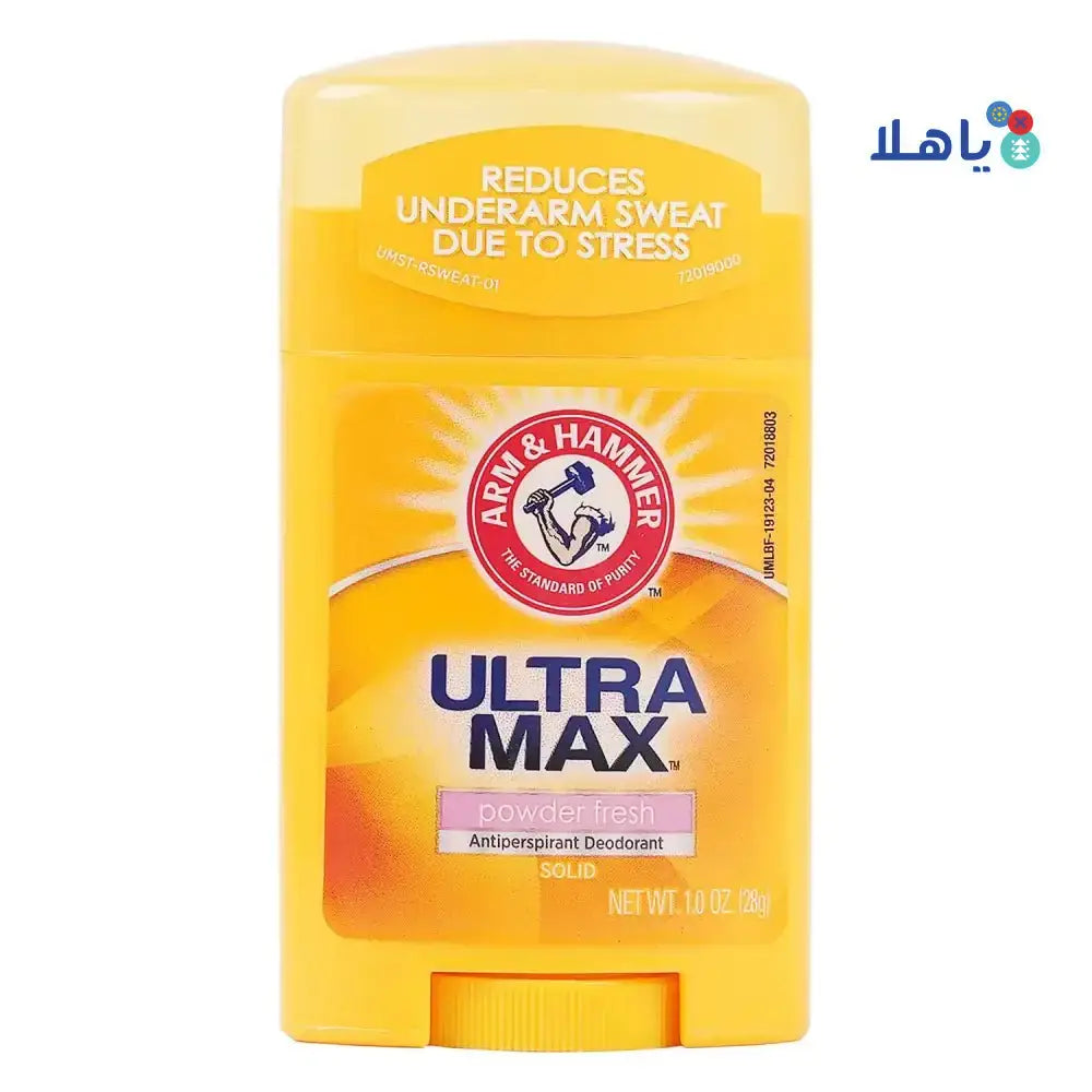 ARM & HAMMER - Arm & Hammer Ultra Max Roll - On Stick 28g - Powder Fresh - Pharmazone - 